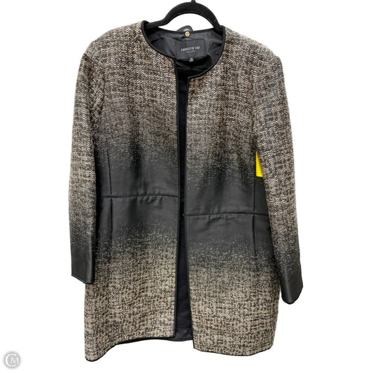 Jacket Designer By Lafayette 148 In Black & Gold, Size: Xl