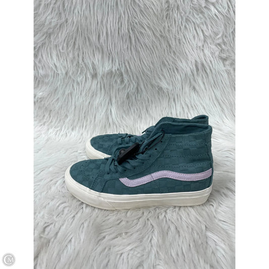 Shoes Sneakers By Vans In Green & Purple, Size: 8.5