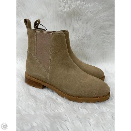 Boots Ankle Flats By Steve Madden In Tan, Size: 9