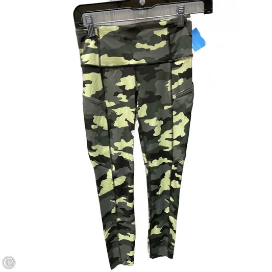 Athletic Leggings By Lululemon In Camouflage Print, Size: 4