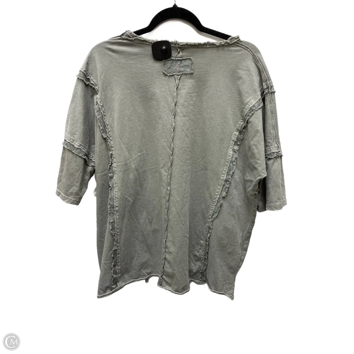 Top Short Sleeve By Easel In Green, Size: S