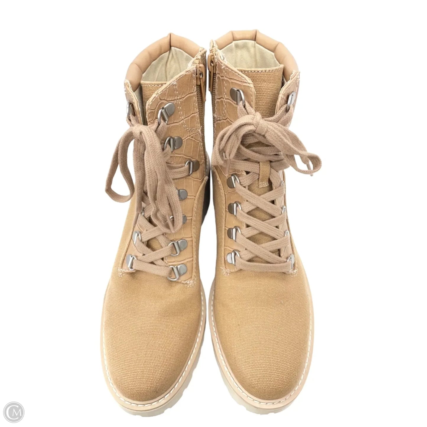 Boots Ankle Heels By Dolce Vita In Tan, Size: 9.5