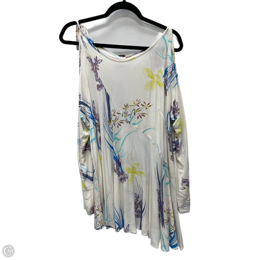 Tunic Long Sleeve By Free People In Multi-colored, Size: S