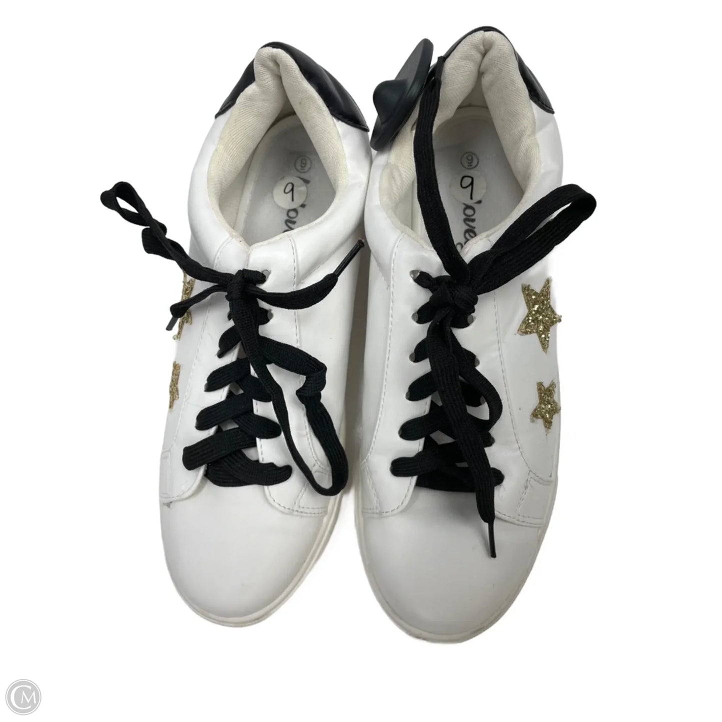 Shoes Sneakers By Cme In Black & White, Size: 9