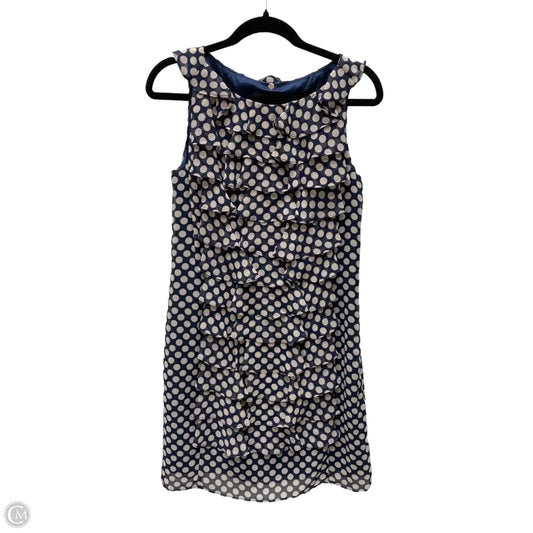 Dress Casual Short By Adrianna Papell In Polkadot Pattern, Size: M