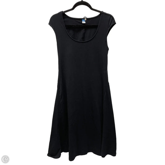 Dress Casual Midi By Old Navy In Black, Size: S