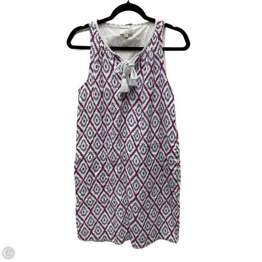 Dress Casual Short By Loft In Geometric Pattern, Size: Xs