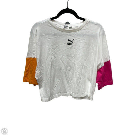 Top Short Sleeve By Puma In Multi-colored, Size: L