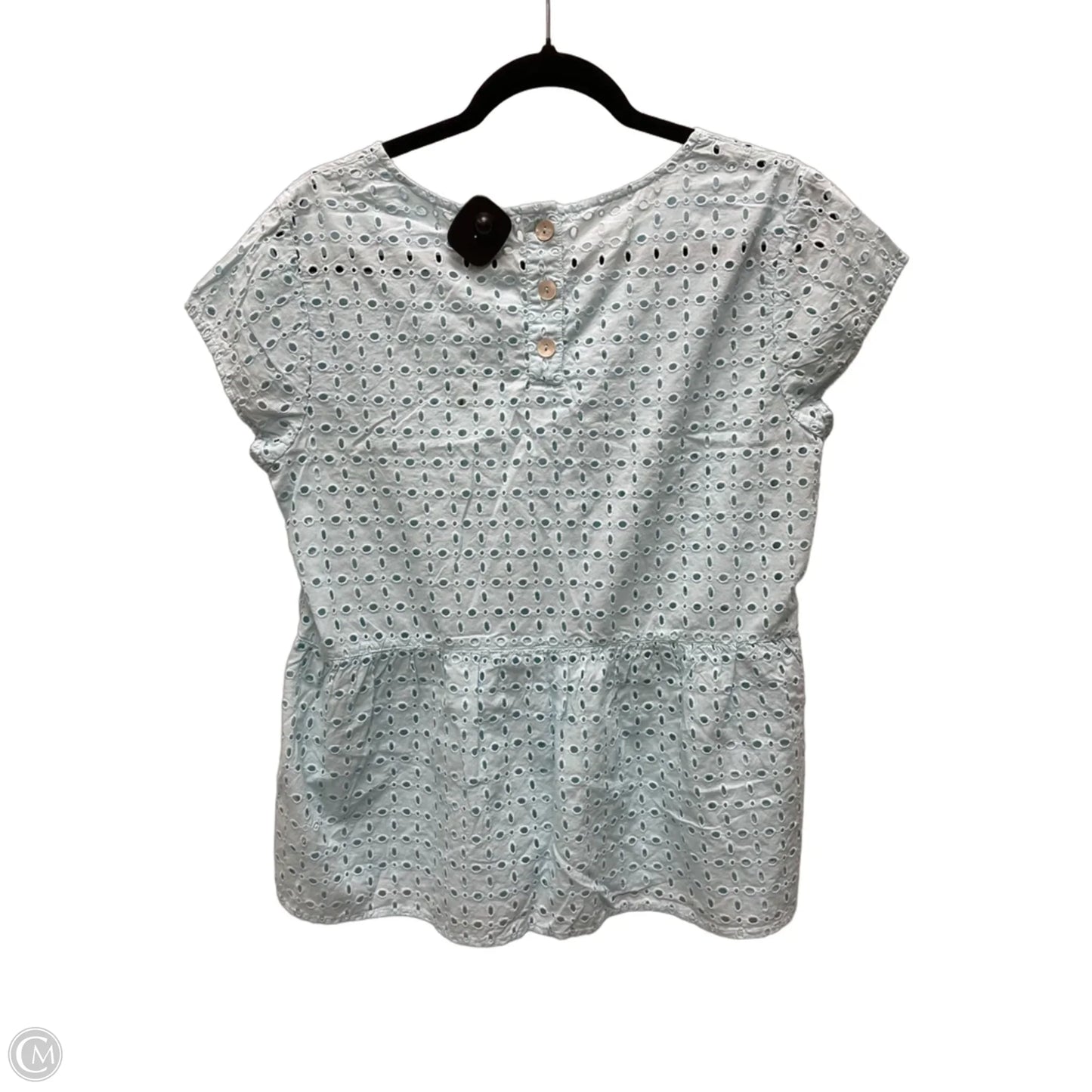 Top Short Sleeve By C And C In Blue, Size: M
