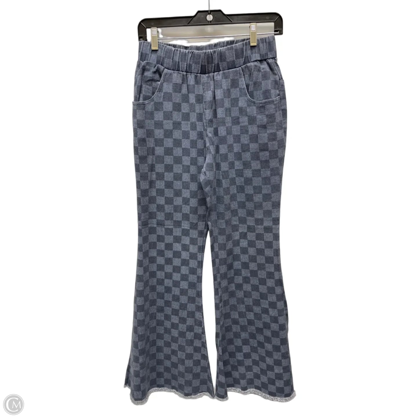 Jeans Flared By Clothes Mentor In Checkered Pattern, Size: 4