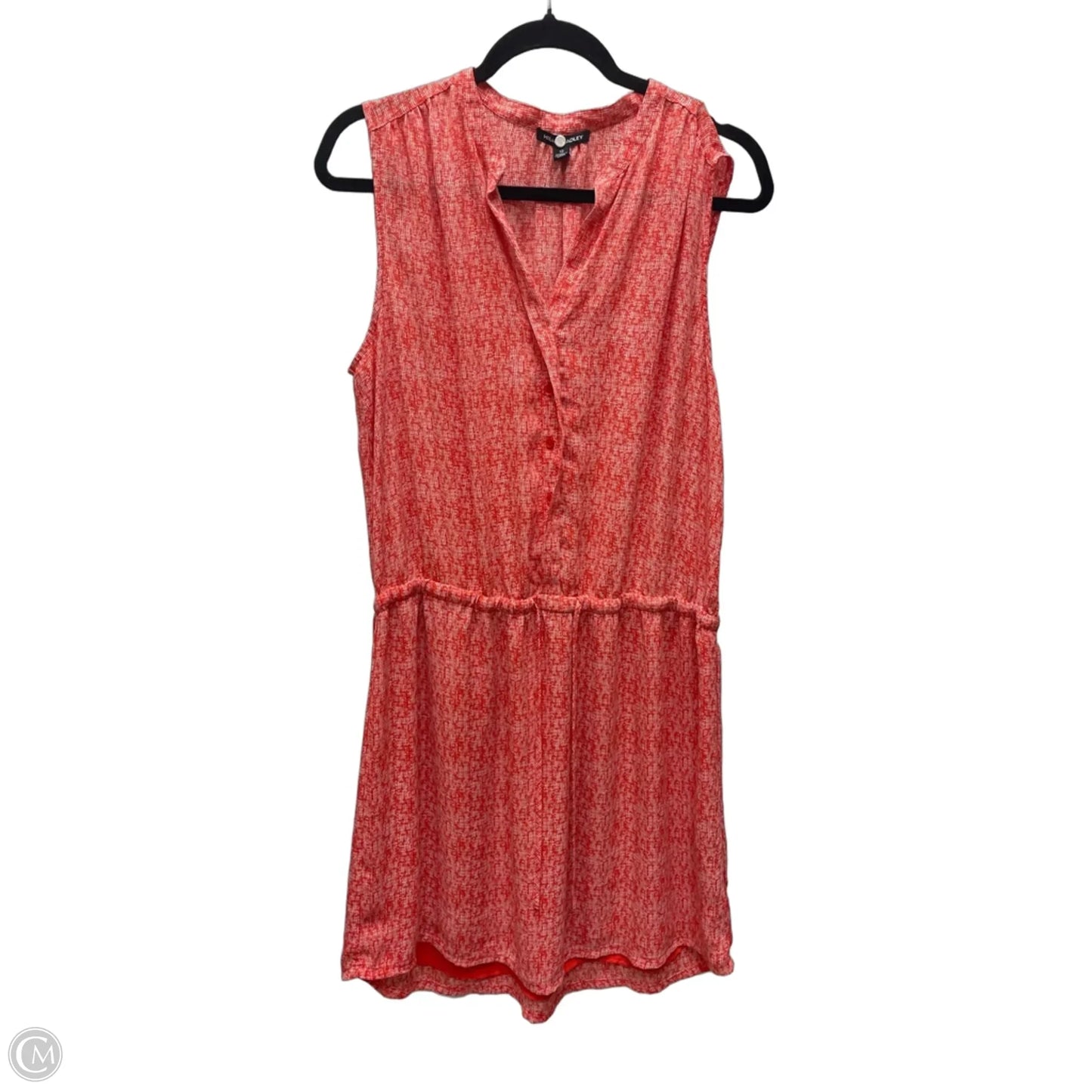 Dress Casual Short By Hilary Radley In Orange & White, Size: L