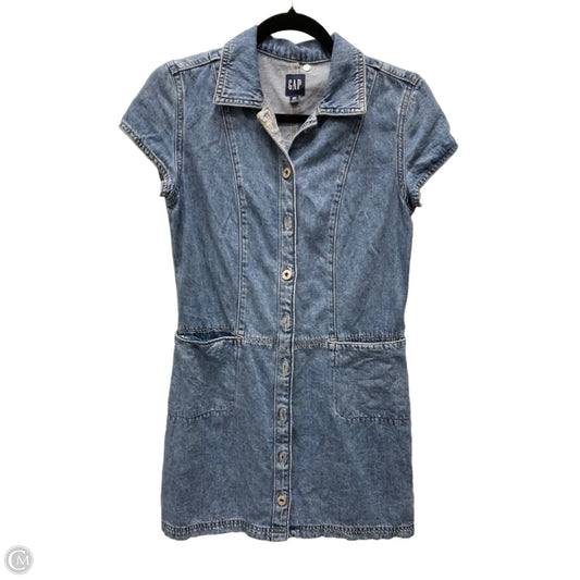 Dress Casual Short By Gap In Blue Denim, Size: Xs