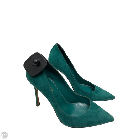 Shoes Designer By Sergio Rossi In Green, Size: 6.5