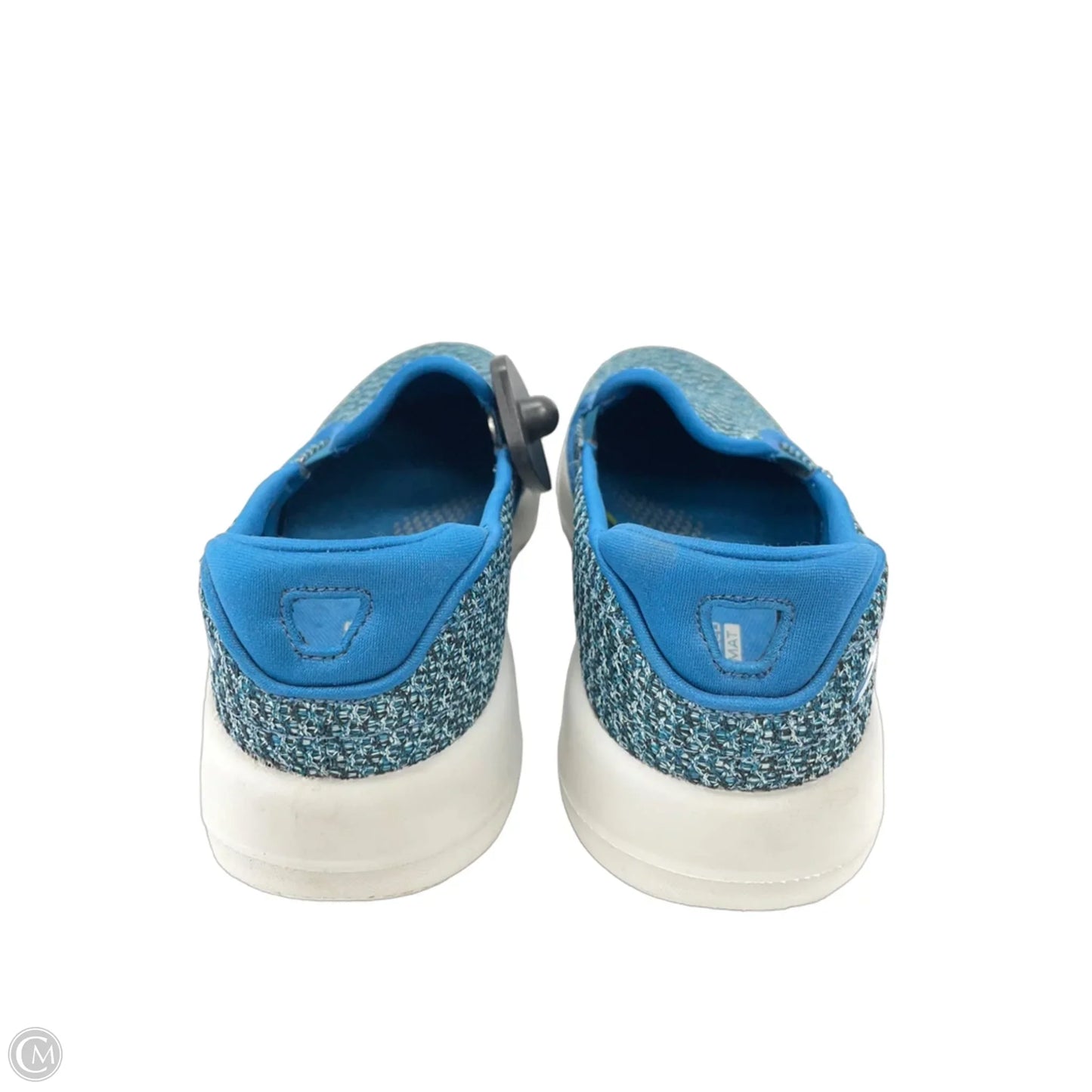 Shoes Sneakers By Skechers In Black & Blue, Size: 6.5
