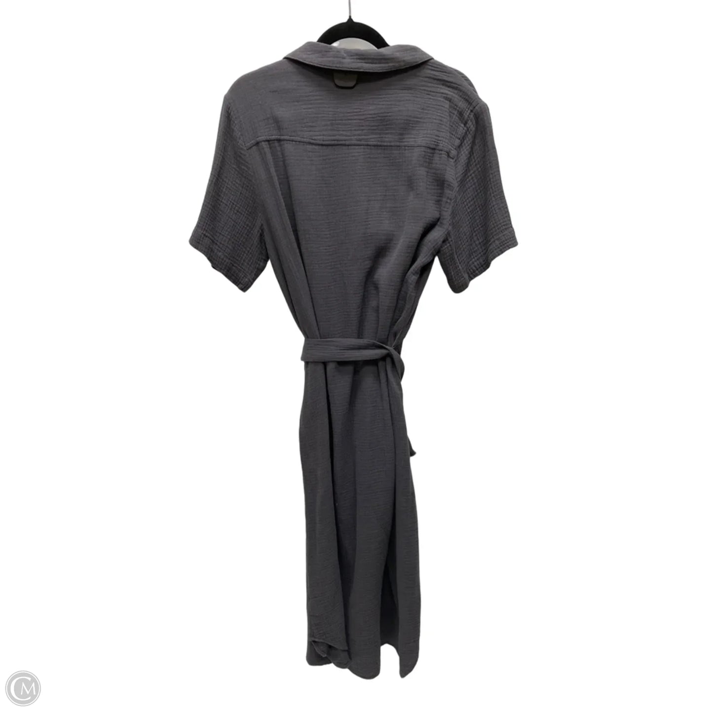 Dress Casual Midi By Faherty In Grey, Size: L