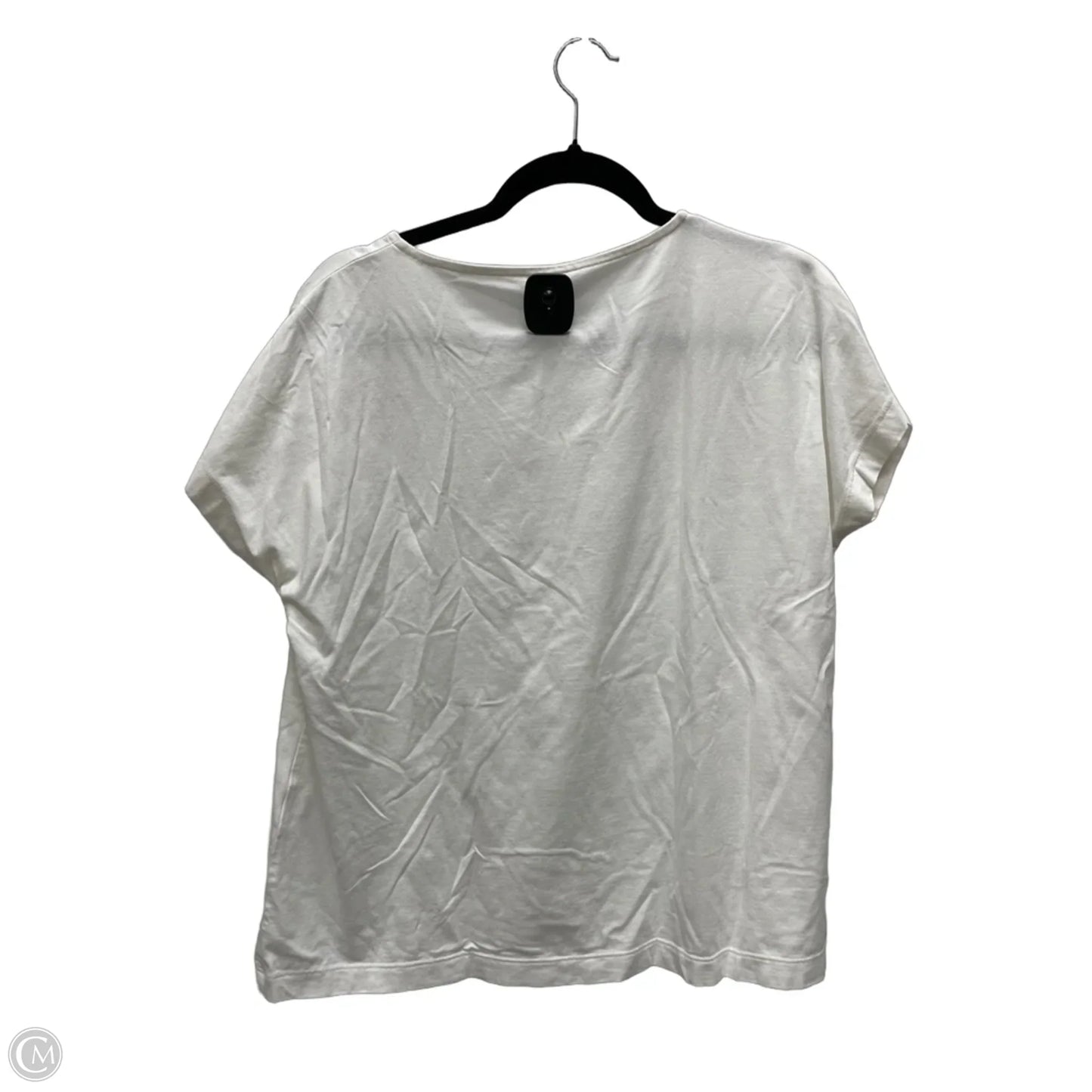Top Short Sleeve Basic By J. Jill In White, Size: S