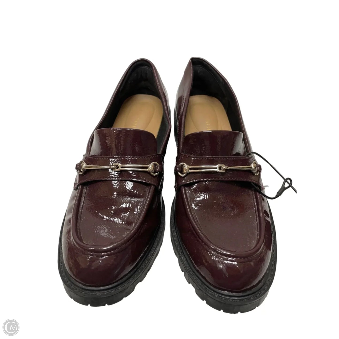 Shoes Heels Block By Kelly And Katie In Maroon, Size: 7.5