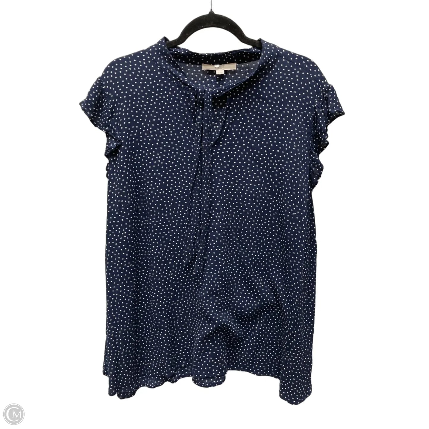 Top Sleeveless By Loft In Polkadot Pattern, Size: 3x