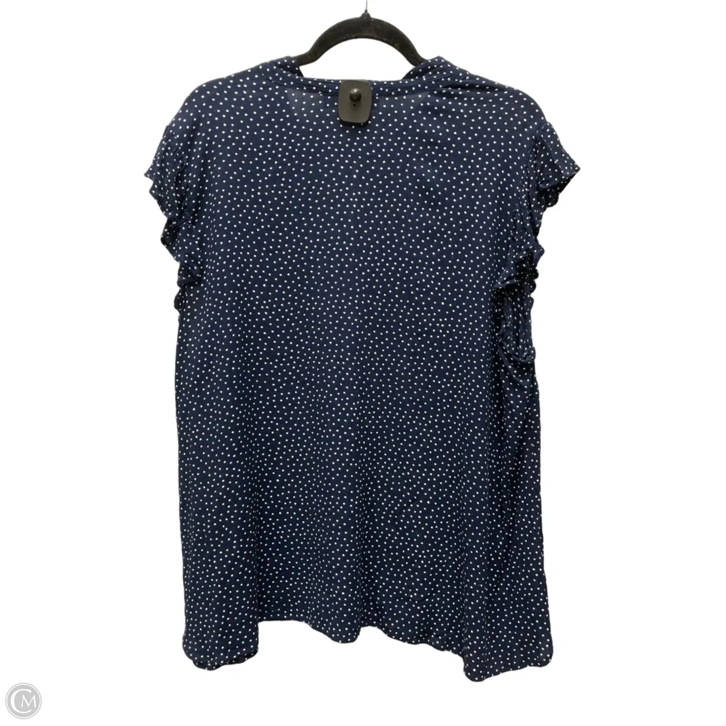 Top Sleeveless By Loft In Polkadot Pattern, Size: 3x