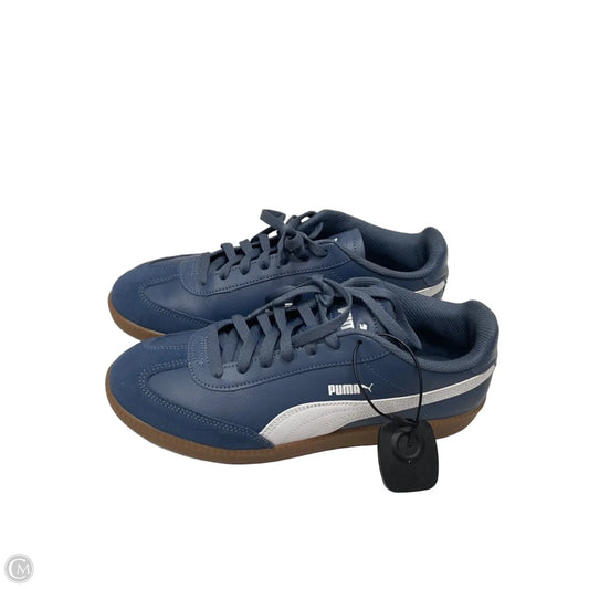 Shoes Sneakers By Puma In Blue & White, Size: 9.5