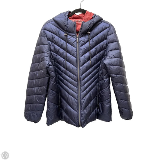 Coat Puffer & Quilted By Michael By Michael Kors In Navy, Size: Xl