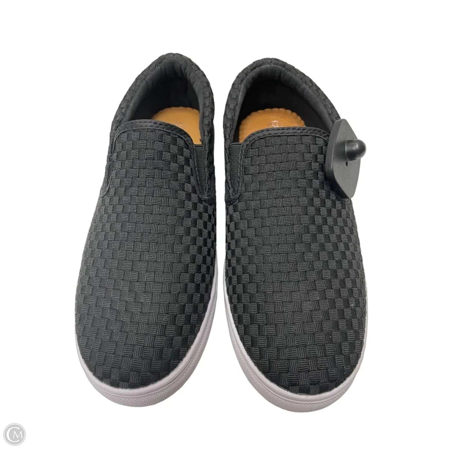 Shoes Sneakers By Bernie Mev In Black & White, Size: 7.5