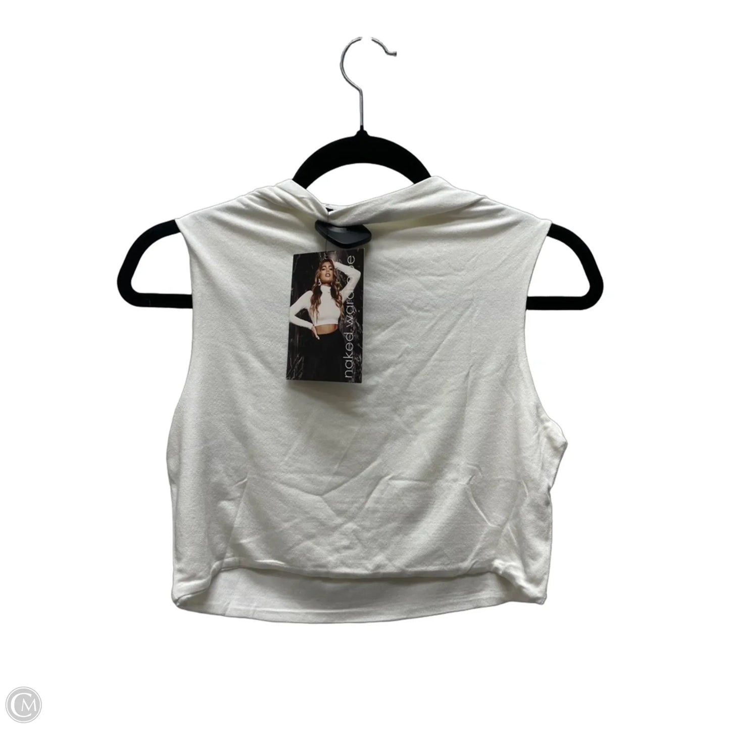 Top Sleeveless By Nakedwardrobe In Cream, Size: L