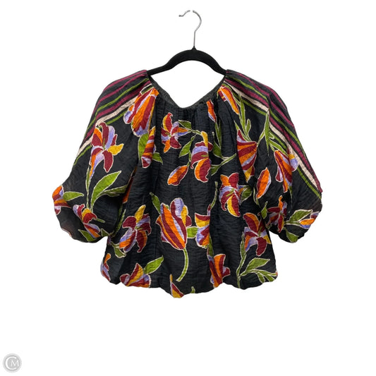 Blouse Short Sleeve By Thml In Floral Print, Size: S