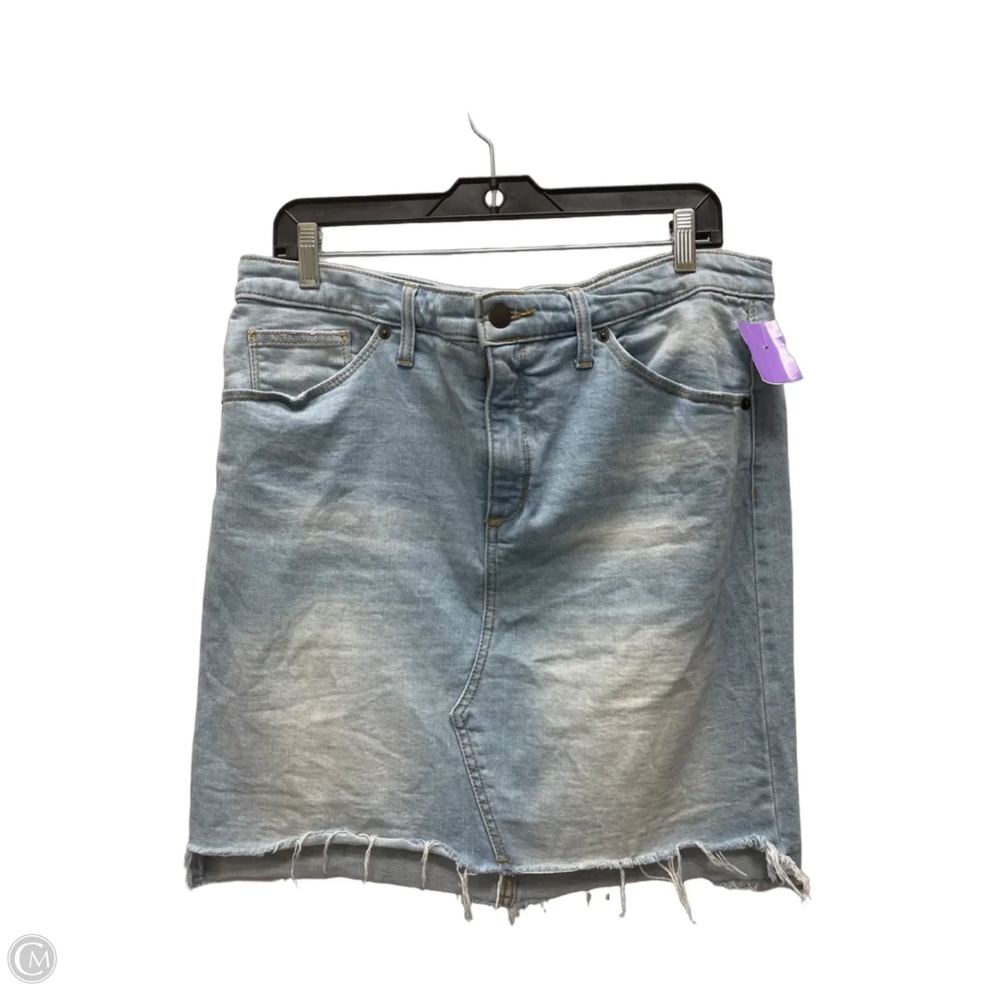 Skirt Mini & Short By Universal Thread In Blue Denim, Size: 16