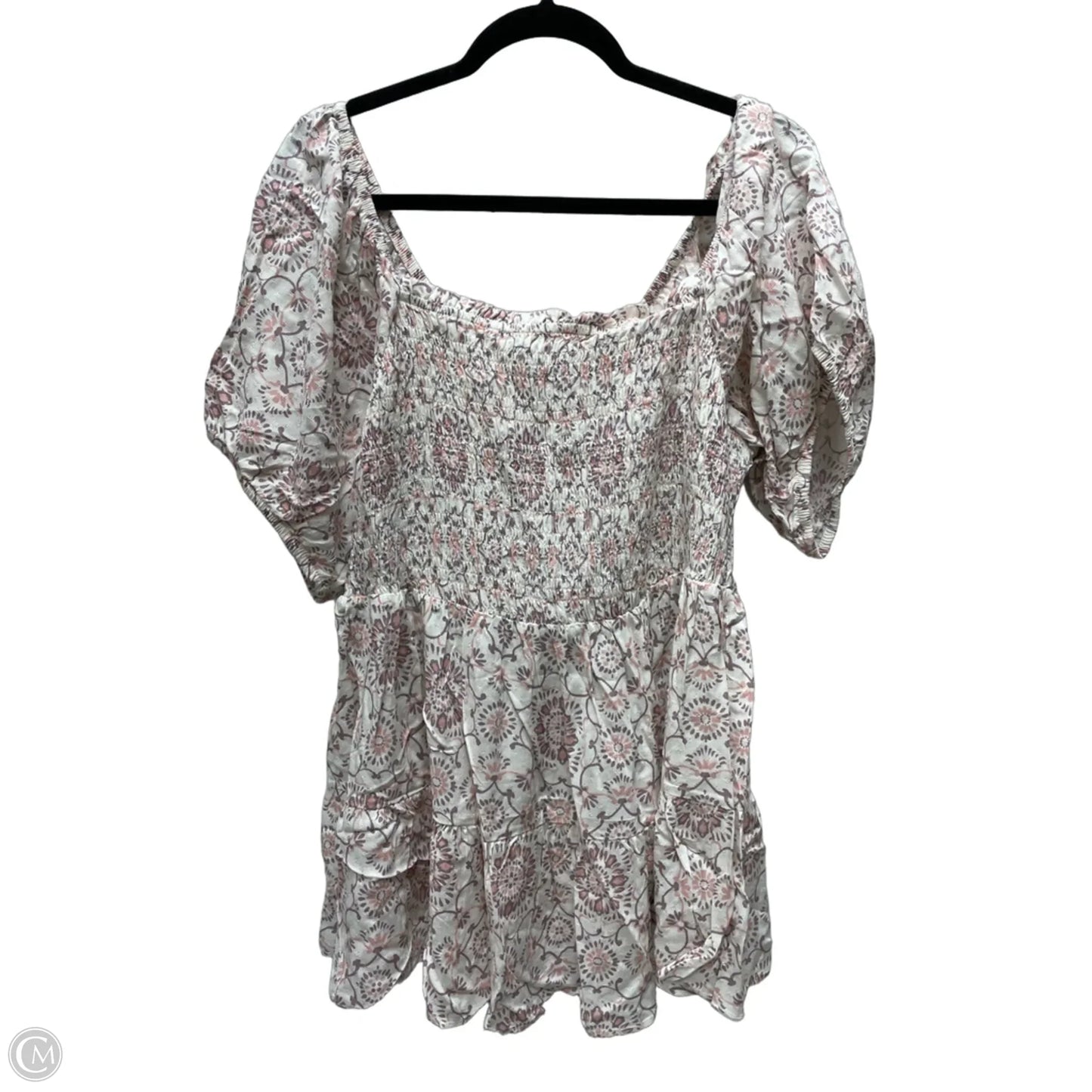 Blouse Short Sleeve By Torrid In Floral Print, Size: 2x