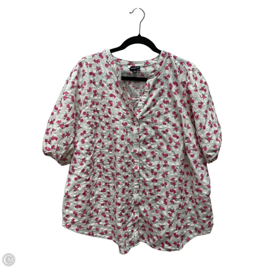 Blouse Short Sleeve By Torrid In Floral Print, Size: 2x