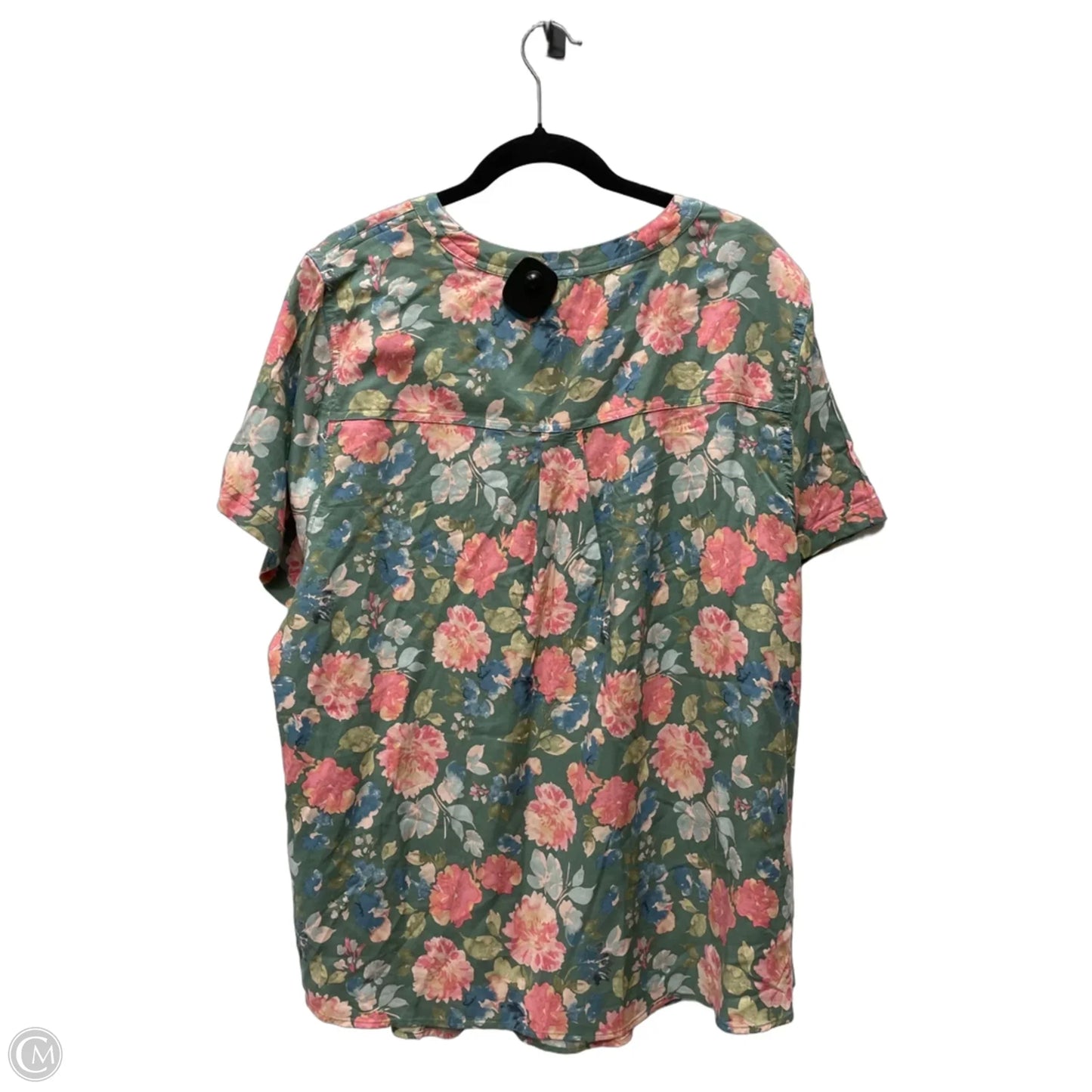 Blouse Short Sleeve By Torrid In Floral Print, Size: 3x