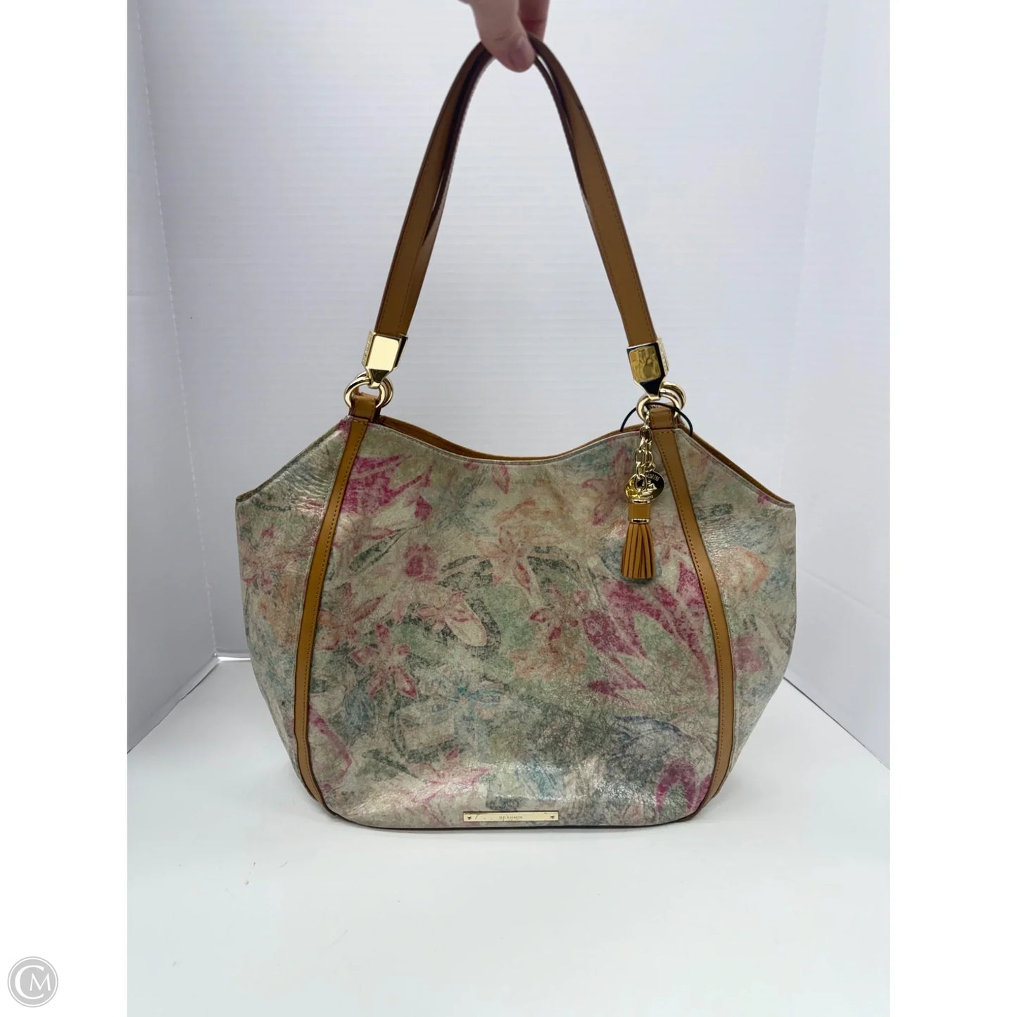 Handbag Designer By Brahmin, Size: Medium