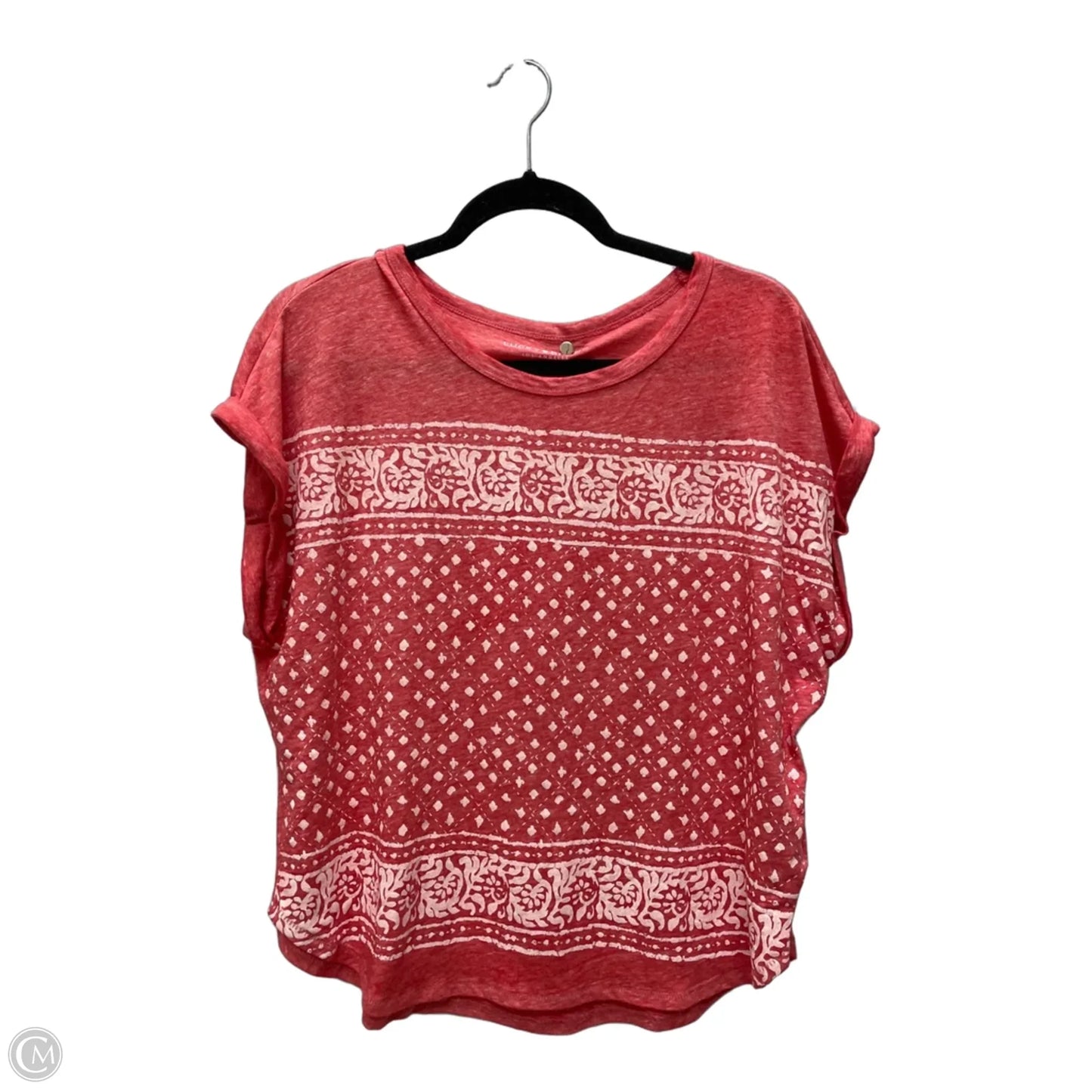 Top Sleeveless By Lucky Brand In Red & White, Size: S