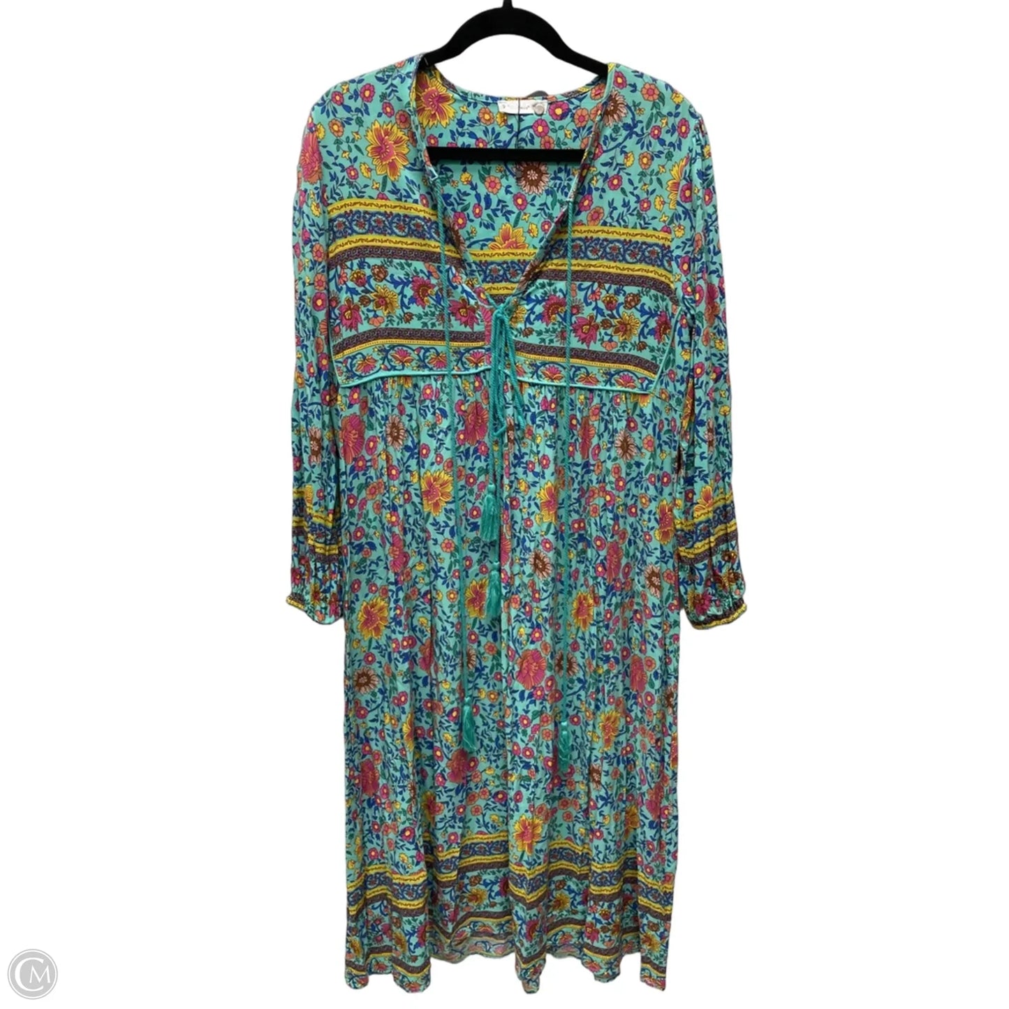 Dress Casual Short By Clothes Mentor In Floral Print, Size: L