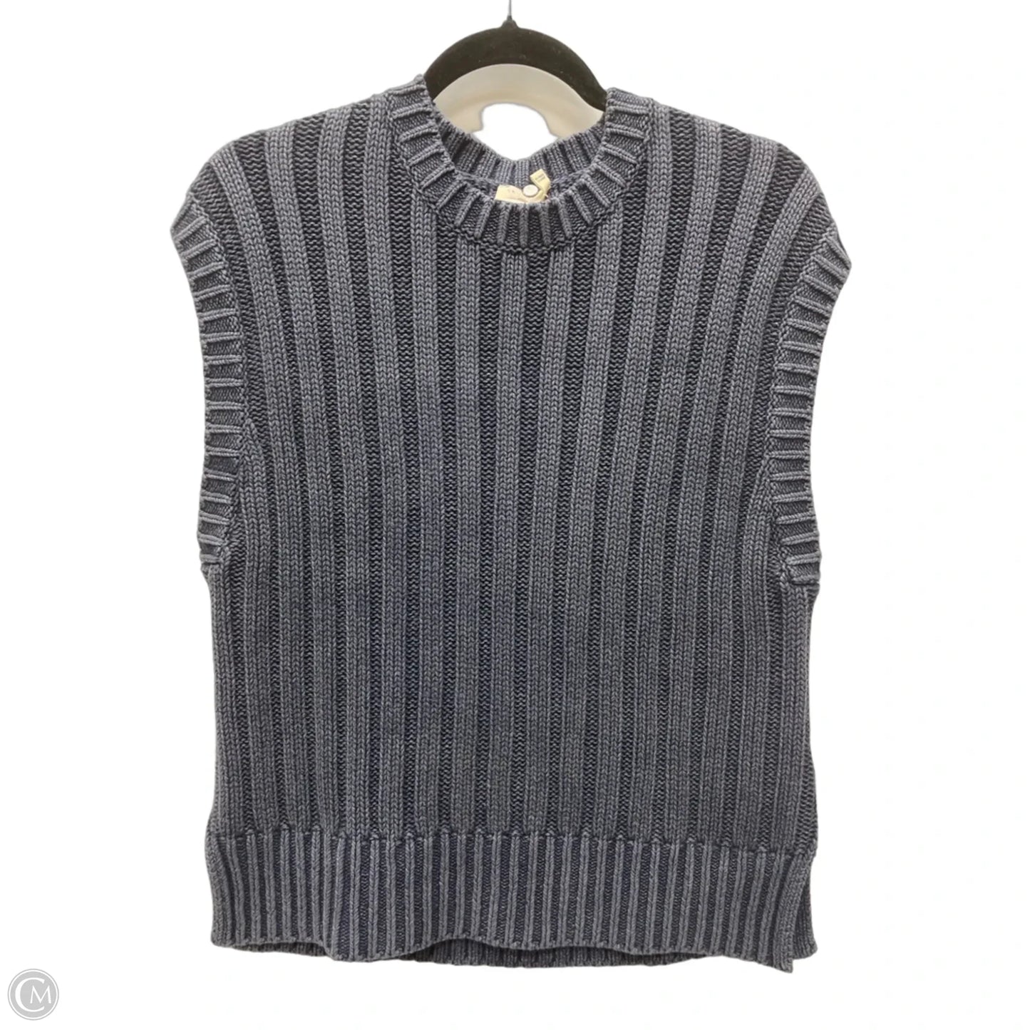 Vest Sweater By Faherty In Blue, Size: S