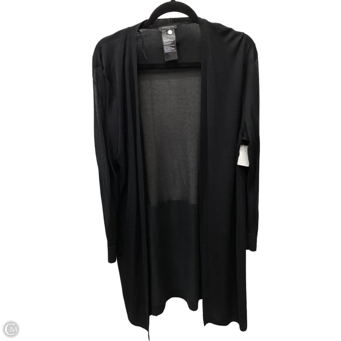 Cardigan Designer By Lafayette 148 In Black, Size: L