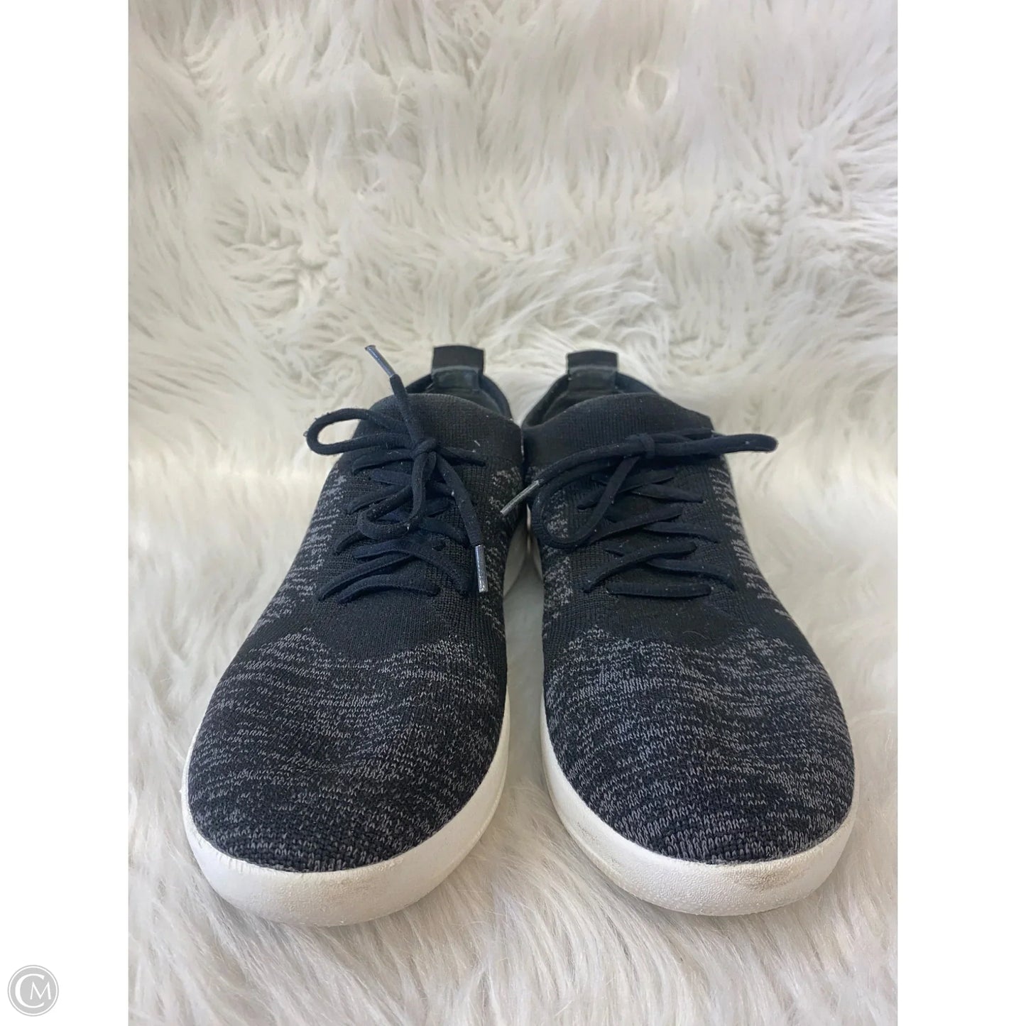 Shoes Sneakers By Fitflop In Black & Grey, Size: 8.5