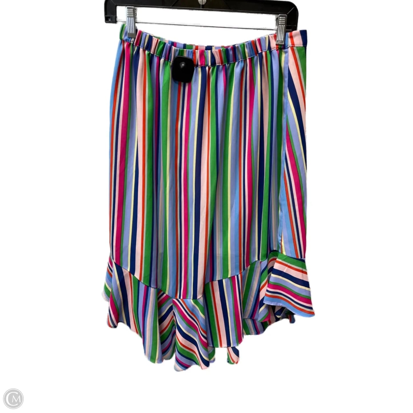 Skirt Midi By A New Day In Striped Pattern, Size: 4