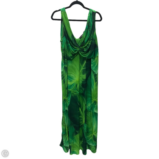 Dress Casual Maxi By Ashley Stewart In Green, Size: 3x