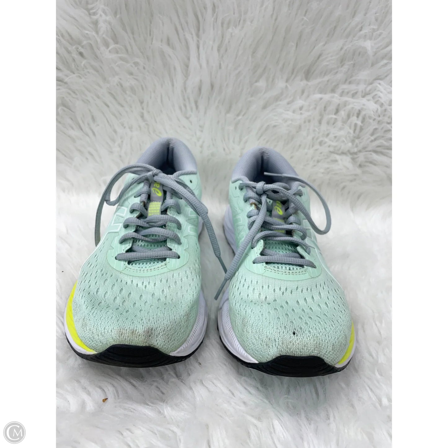 Shoes Athletic By Asics In Green, Size: 9