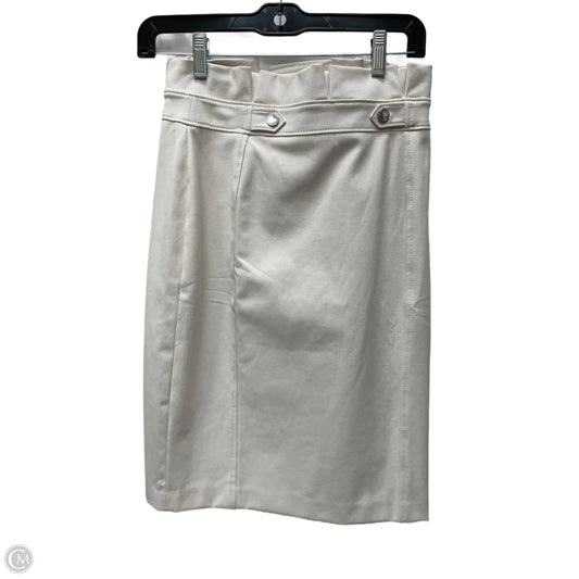 Skirt Midi By White House Black Market In Beige, Size: 4