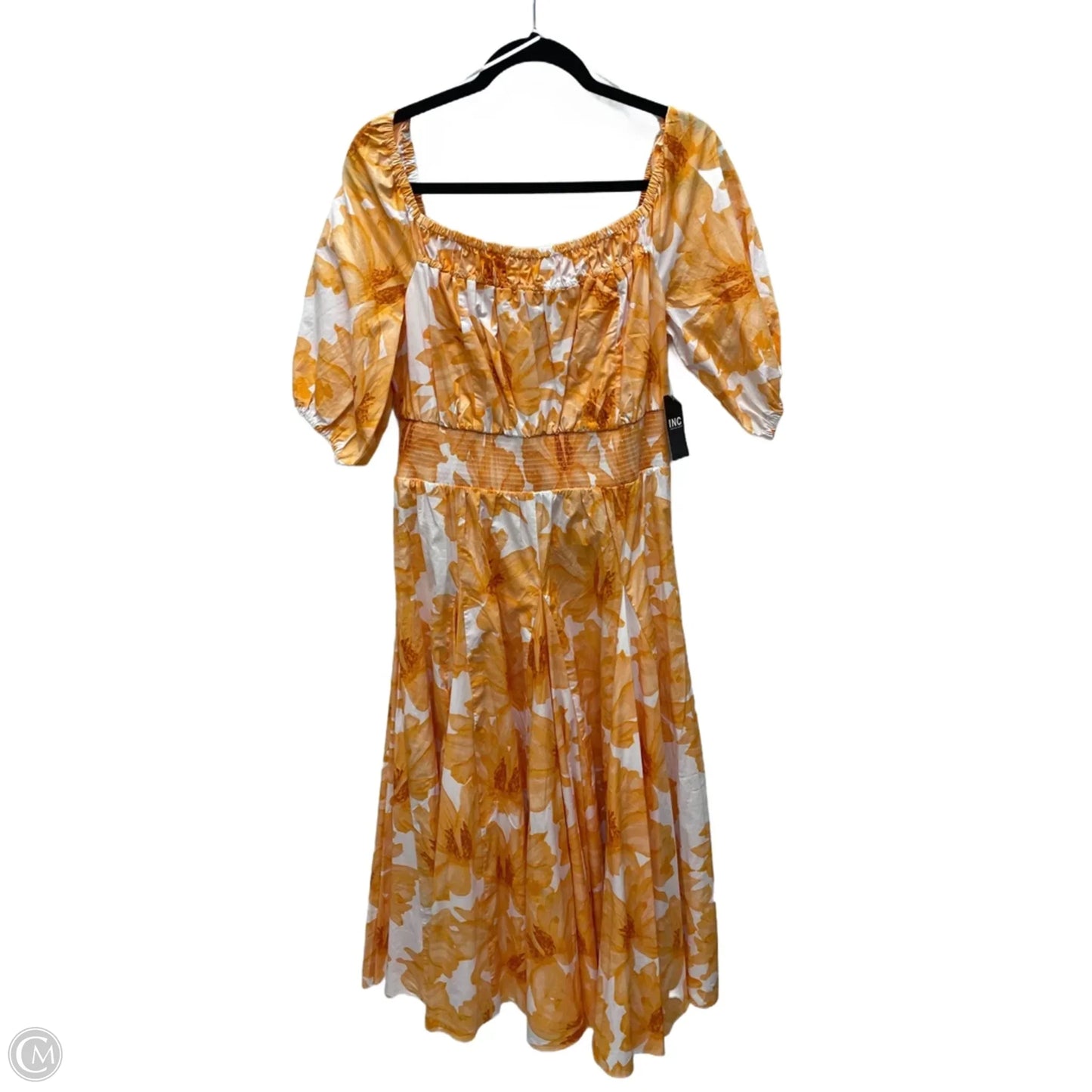 Dress Casual Midi By Inc In Floral Print, Size: L