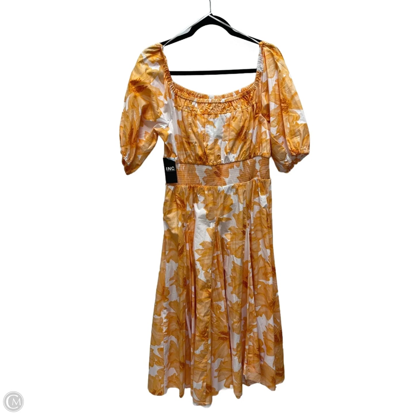 Dress Casual Midi By Inc In Floral Print, Size: L