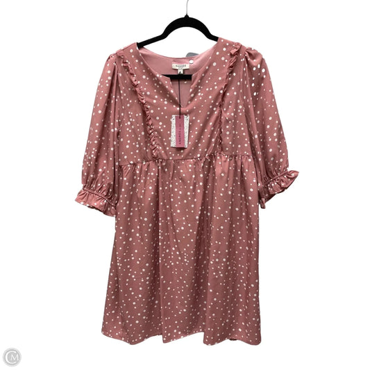 Dress Casual Short By Andree By Unit In Polkadot Pattern, Size: M