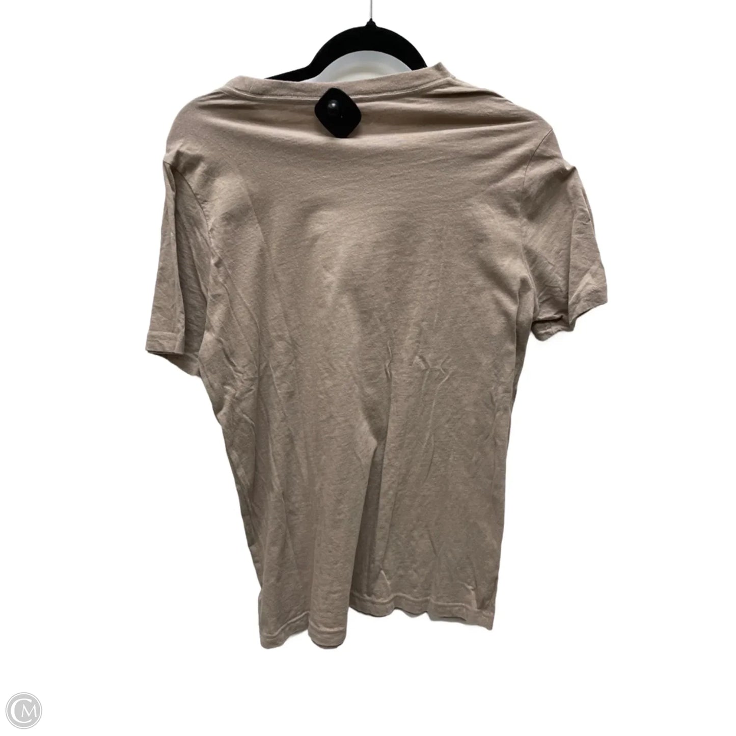 Top Short Sleeve By Old Navy In Brown & White, Size: S