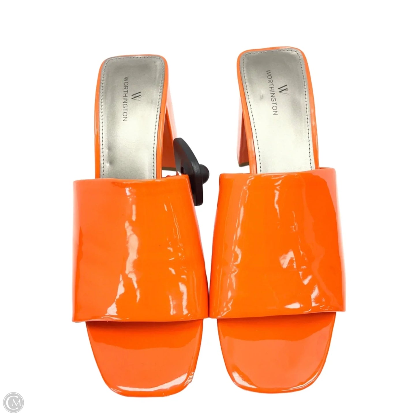 Shoes Heels Block By Worthington In Orange, Size: 8.5