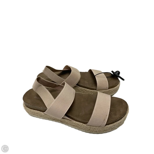 Sandals Heels Platform By Madden Girl In Pink, Size: 8