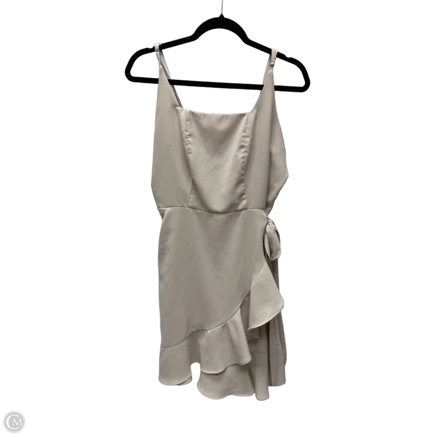 Dress Party Short By Clothes Mentor In Beige, Size: Xl