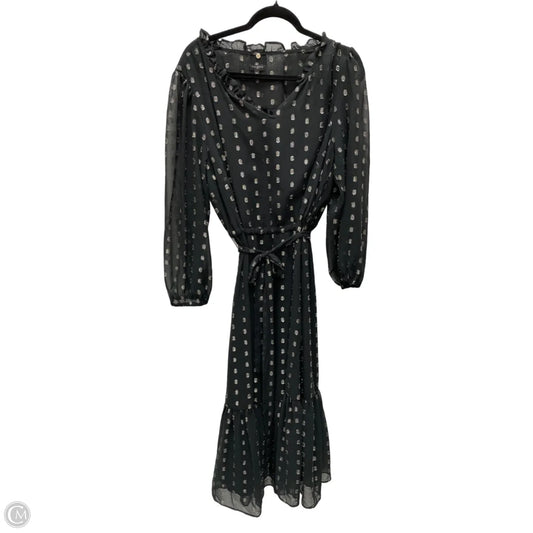 Dress Party Long By Talbots In Polkadot Pattern, Size: L